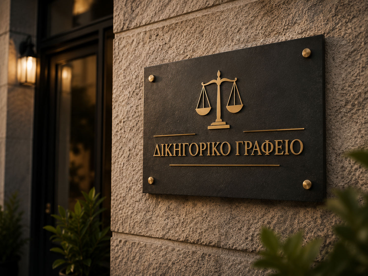 Συζήτηση σε δικηγορικό γραφείο